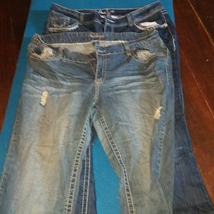 Set of amethyst jeans